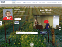 Tablet Screenshot of annmikalis.com